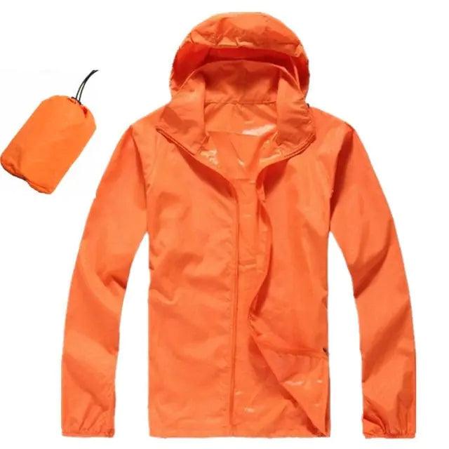 Packable Waterproof Rain Jacket - Inside The Bars