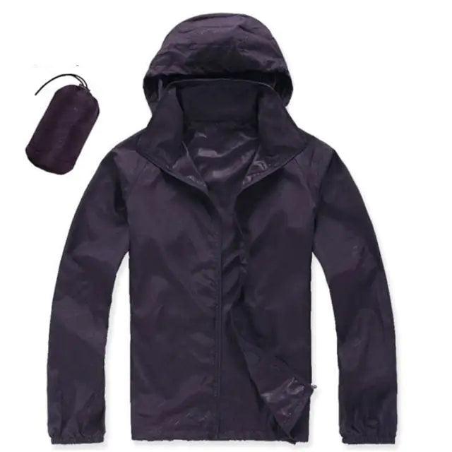 Packable Waterproof Rain Jacket - Inside The Bars