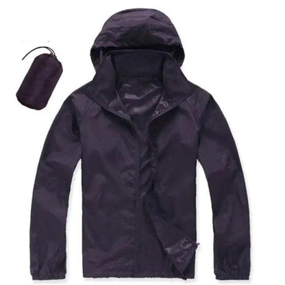 Packable Waterproof Rain Jacket - Inside The Bars