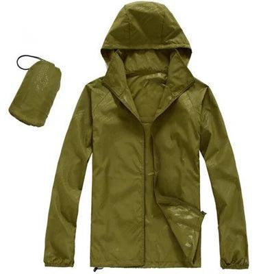 Packable Waterproof Rain Jacket - Inside The Bars