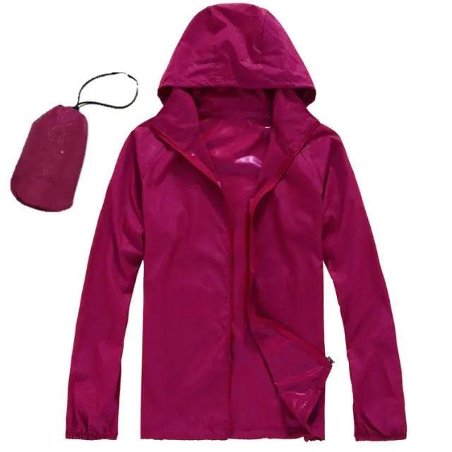 Packable Waterproof Rain Jacket - Inside The Bars