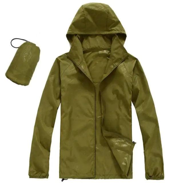 Packable Waterproof Rain Jacket - Inside The Bars