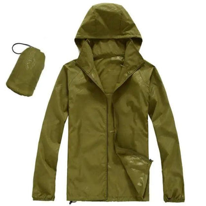 Packable Waterproof Rain Jacket - Inside The Bars