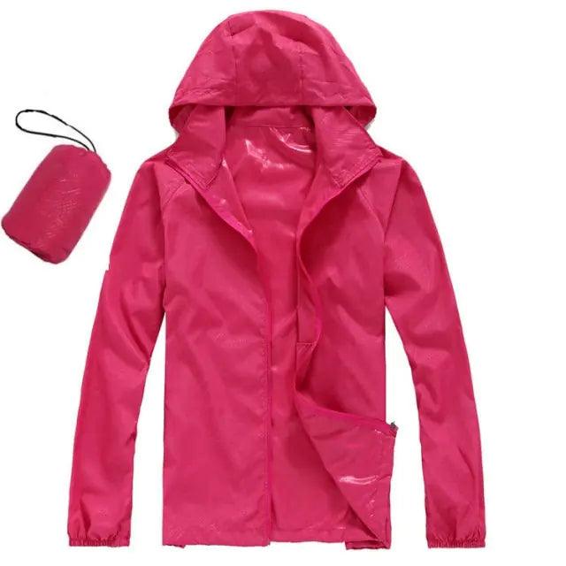Packable Waterproof Rain Jacket - Inside The Bars