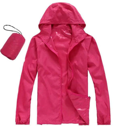 Packable Waterproof Rain Jacket - Inside The Bars