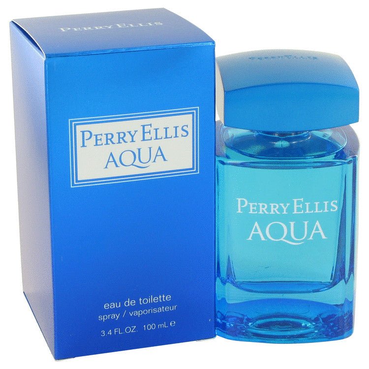 Perry Ellis Aqua by Perry Ellis Eau De Toilette Spray 3.4 oz for Men - Inside The Bars