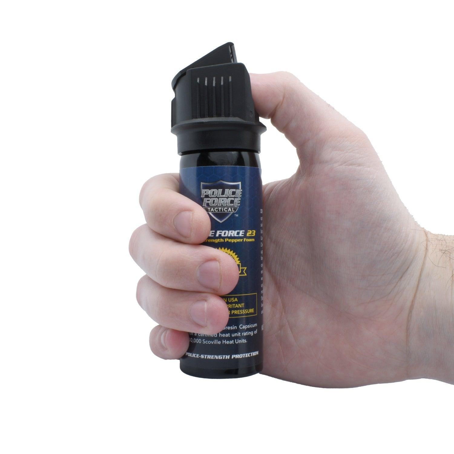 Police Force 23 Pepper Foam 3 oz - Inside The Bars