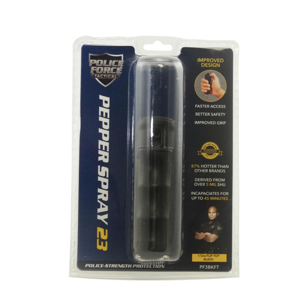 Police Force 23 Pepper Spray 0.5 oz Flip Top - Inside The Bars