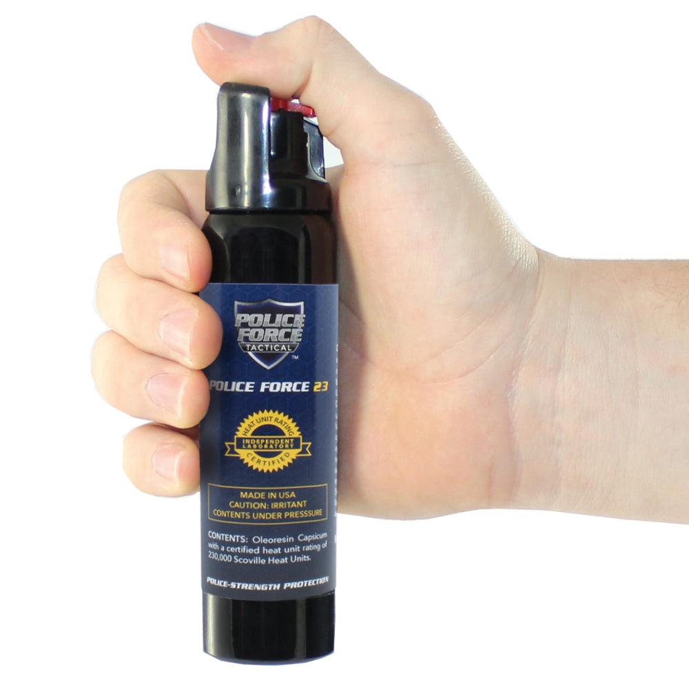 Police Force 23 Pepper Spray Twist Lock - Inside The Bars