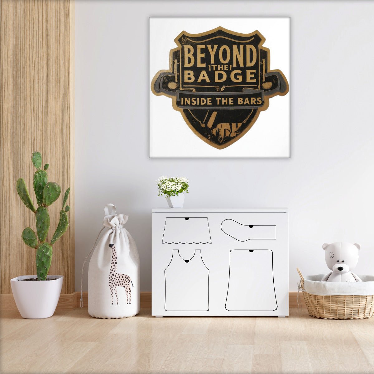 Premium Quality Poster - Square for Stunning Decor - Inside The Bars