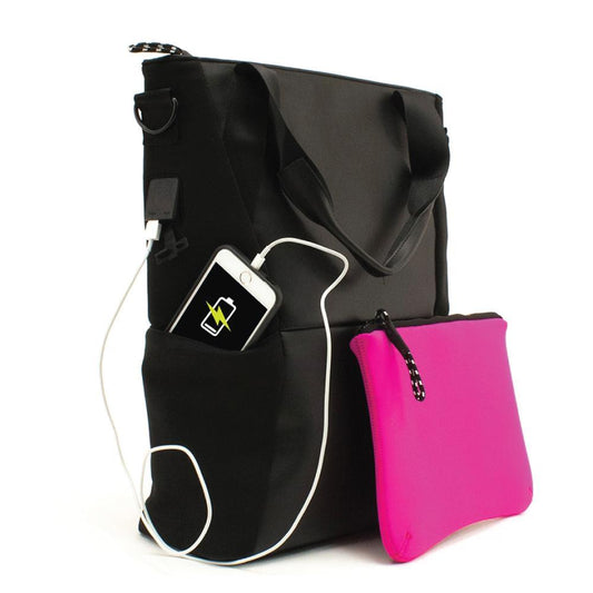 Pro - Tech Power Bank Tote Bag - Inside The Bars