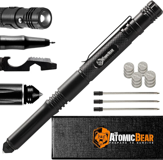 Professional Tactical Pen Self - Defense Multi - Tool with Flashlight - Inside The Bars
