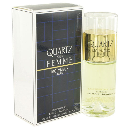 Quartz by Molyneux Eau De Parfum Spray 3.4 oz for Women - Inside The Bars