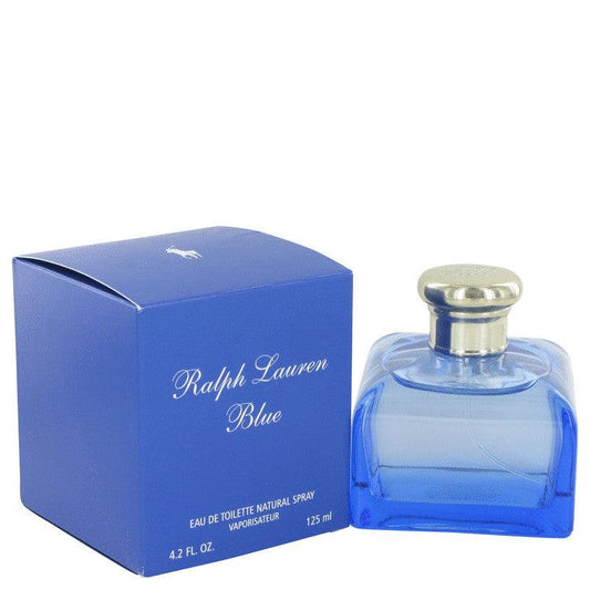 Ralph Lauren Blue Eau De Toilette Spray for Women - 4.2 oz Fresh Aquatic Scent - Inside The Bars