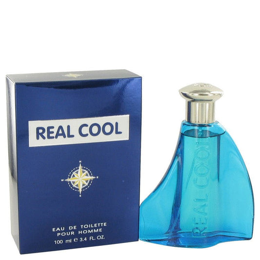 Real Cool by Victory International Eau De Toilette Spray 3.4 oz for Men - Inside The Bars