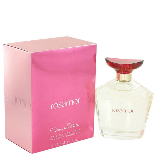Rosamor by Oscar De La Renta Eau De Toilette Spray 3.4 oz for Women - Inside The Bars