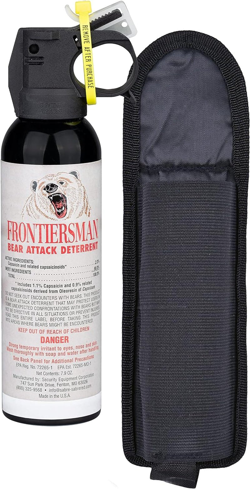 SABRE Frontiersman Bear Spray 7.9 Fl Oz Maximum Strength - Inside The Bars