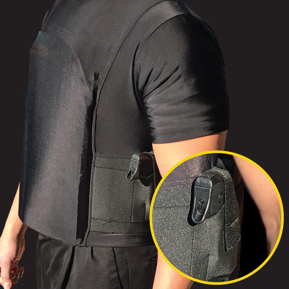 Safe - T-Shirt (Ballistic Plate Carrier w/Holster) - Inside The Bars