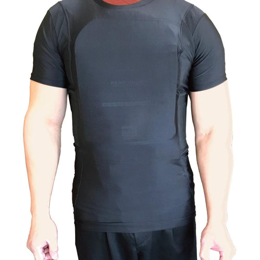 Safe - T-Shirt (Ballistic Plate Carrier w/Holster) - Inside The Bars