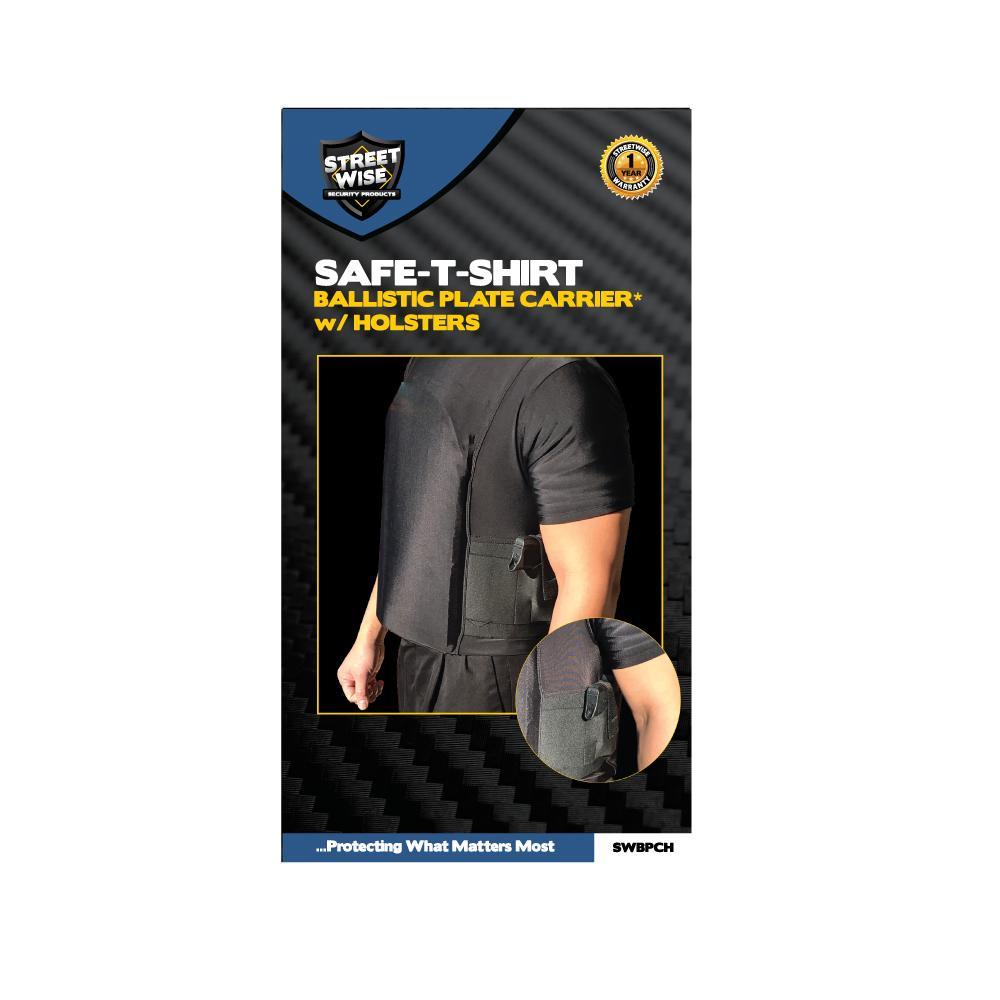 Safe - T-Shirt (Ballistic Plate Carrier w/Holster) - Inside The Bars