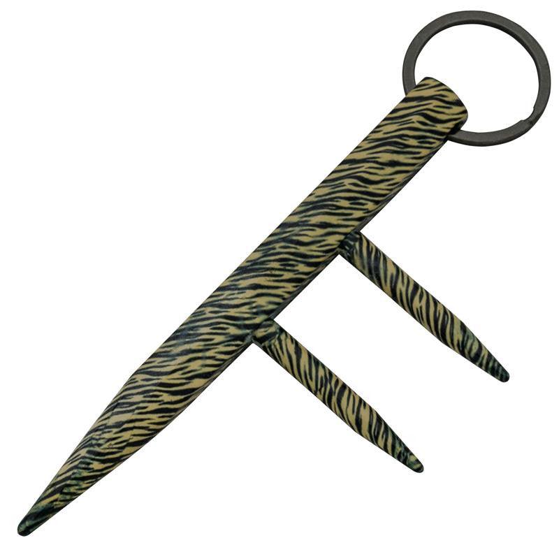 Self Defense Key Chain Two Prong Kubotan - Inside The Bars