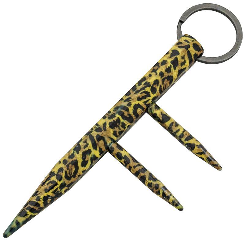Self Defense Key Chain Two Prong Kubotan - Inside The Bars