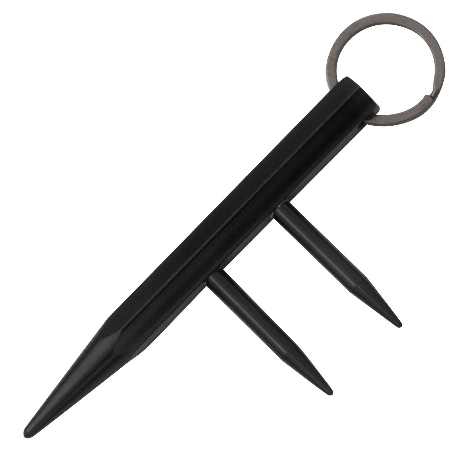 Self Defense Key Chain Two Prong Kubotan - Inside The Bars