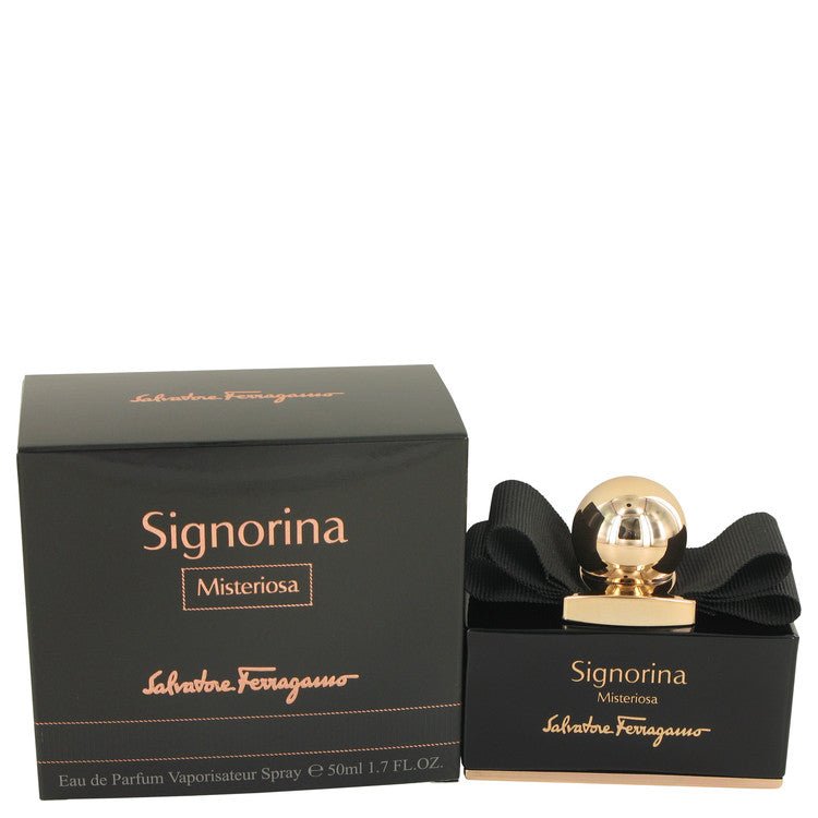 Signorina Misteriosa by Salvatore Ferragamo Eau De Parfum Spray for Women - Inside The Bars