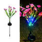 Solar Garden Lights LED Flower Stake Lamp Waterproof Decor - Inside The Bars