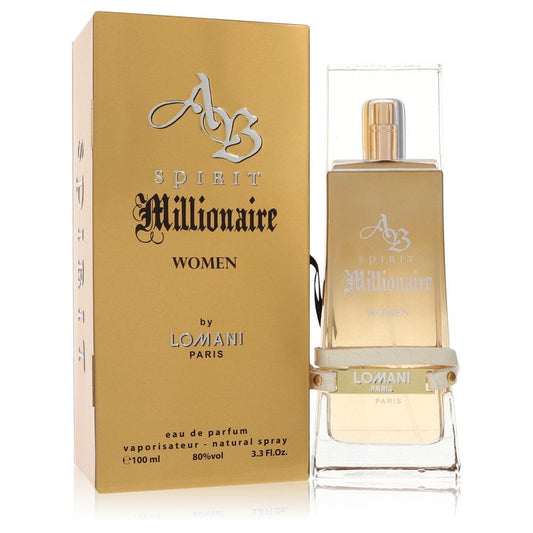 Spirit Millionaire by Lomani Eau De Parfum Spray 3.3 oz for Women - Inside The Bars