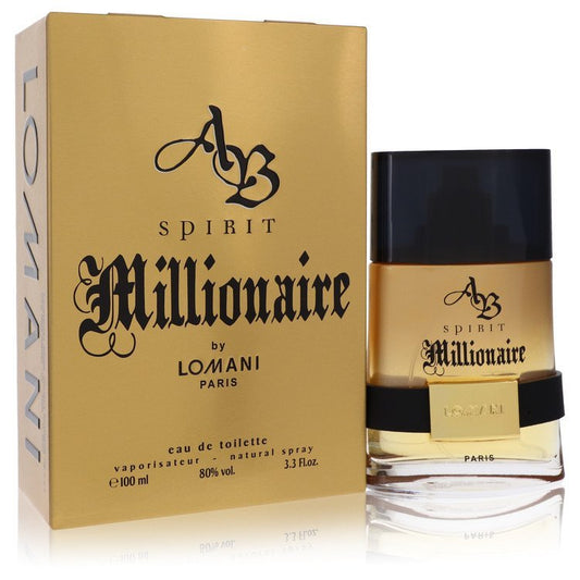 Spirit Millionaire by Lomani Eau De Toilette Spray for Men - Inside The Bars