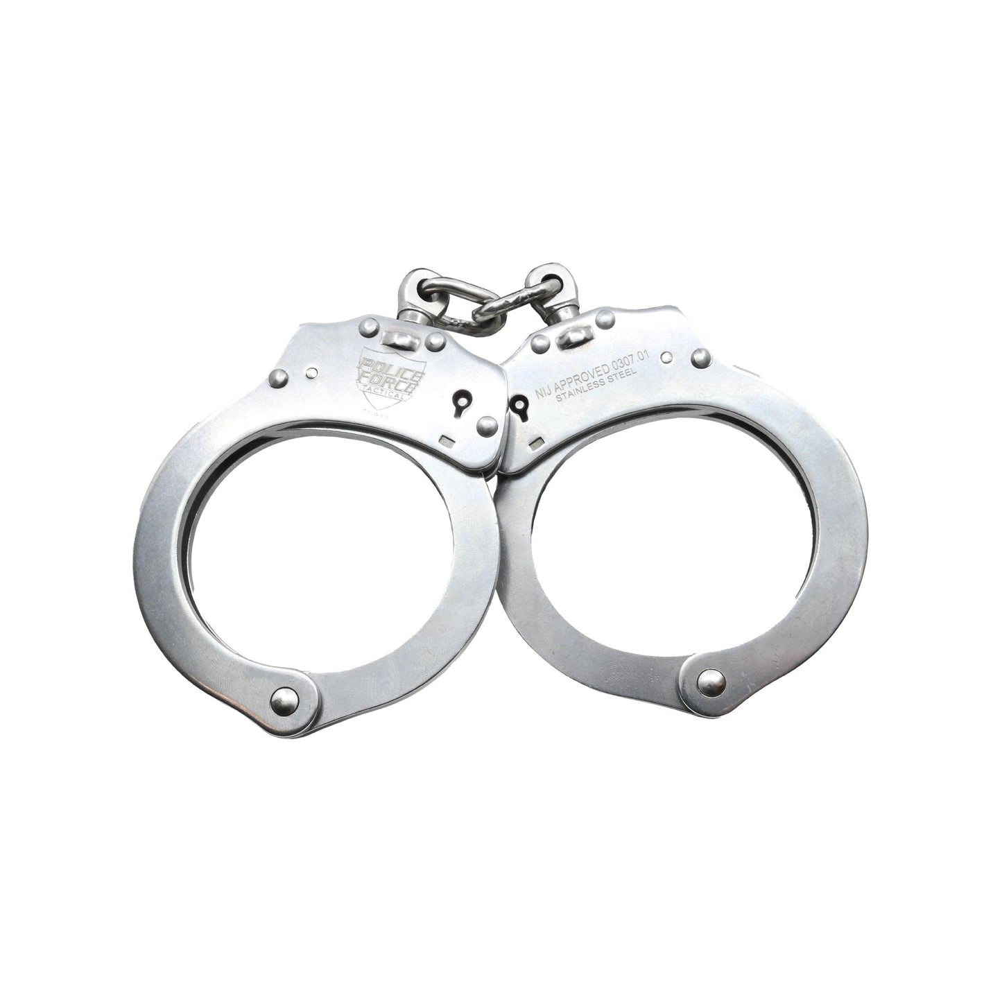 Stainless Steel NIJ Handcuffs - Inside The Bars
