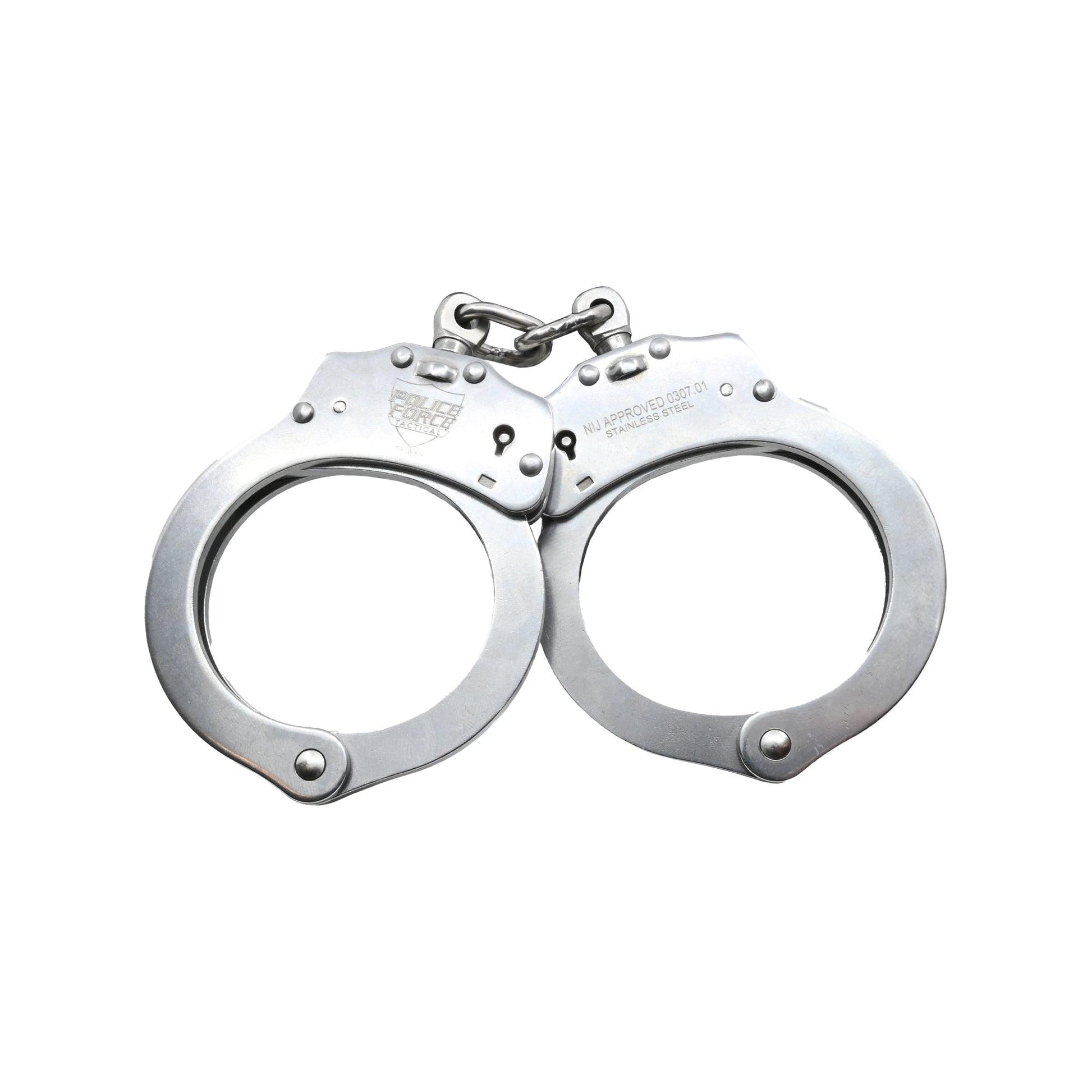 Stainless Steel NIJ Handcuffs - Inside The Bars