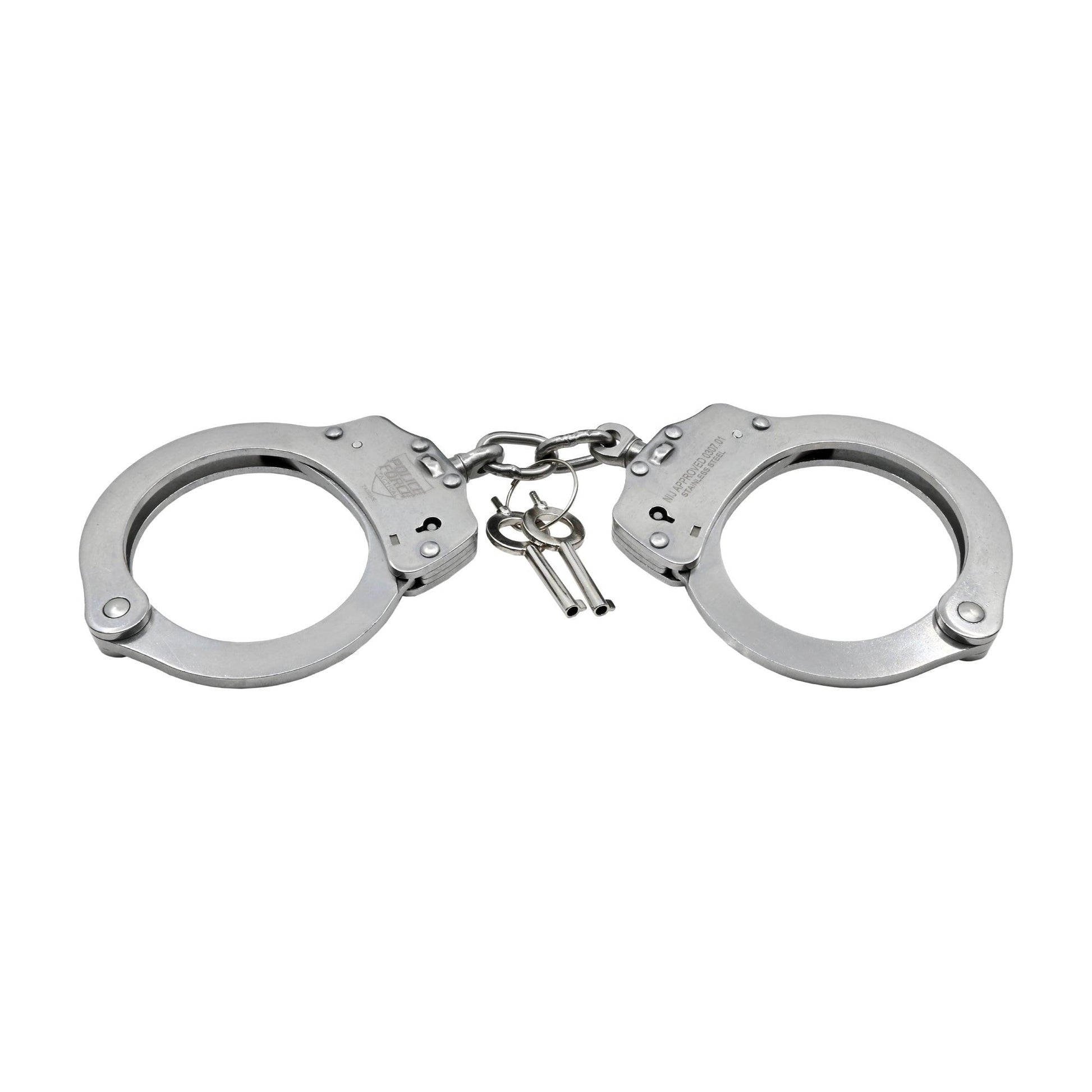 Stainless Steel NIJ Handcuffs - Inside The Bars