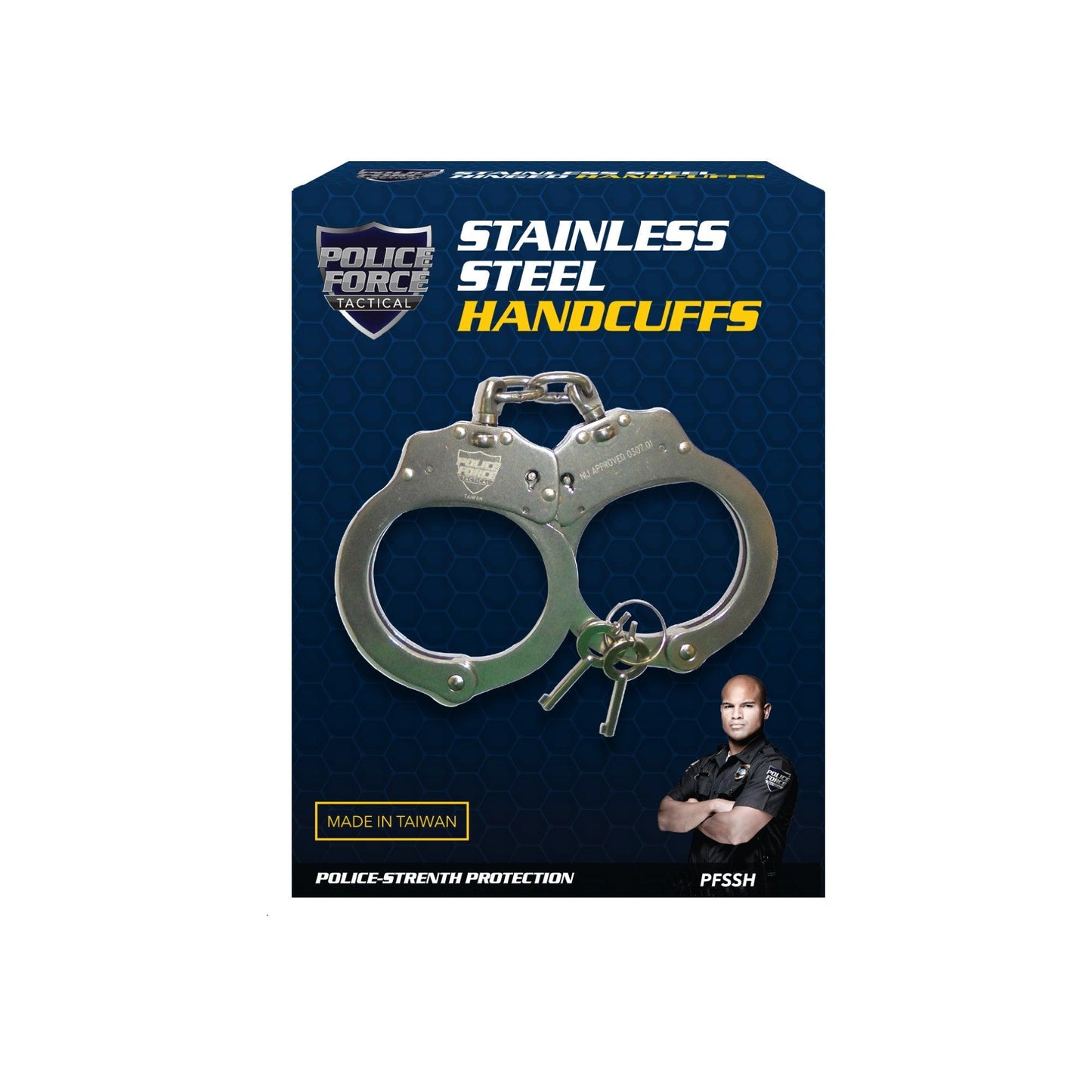 Stainless Steel NIJ Handcuffs - Inside The Bars
