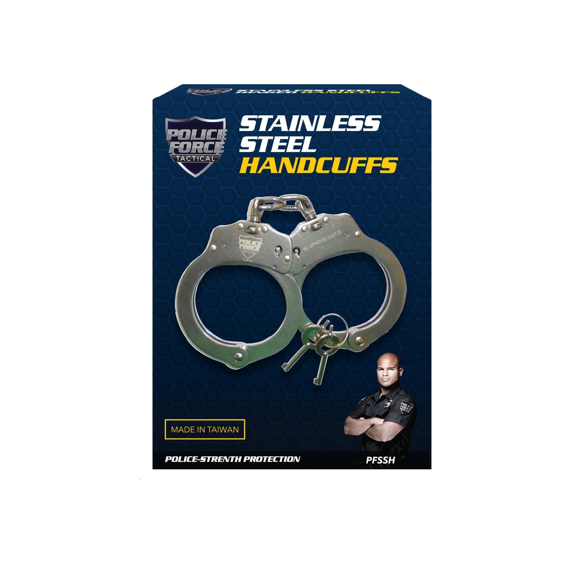 Stainless Steel NIJ Handcuffs - Inside The Bars