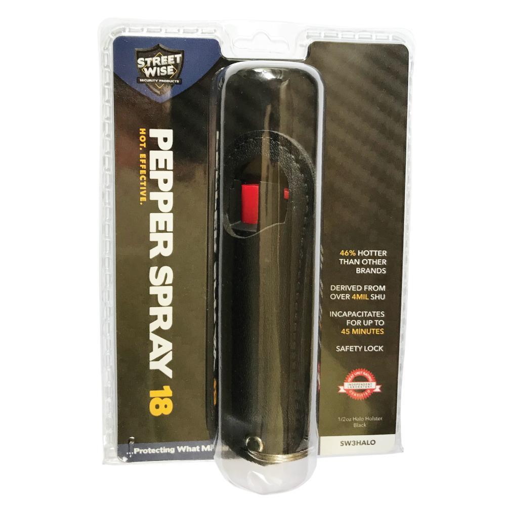 Streetwise 18 Pepper Spray 0.5 oz Halo - Inside The Bars