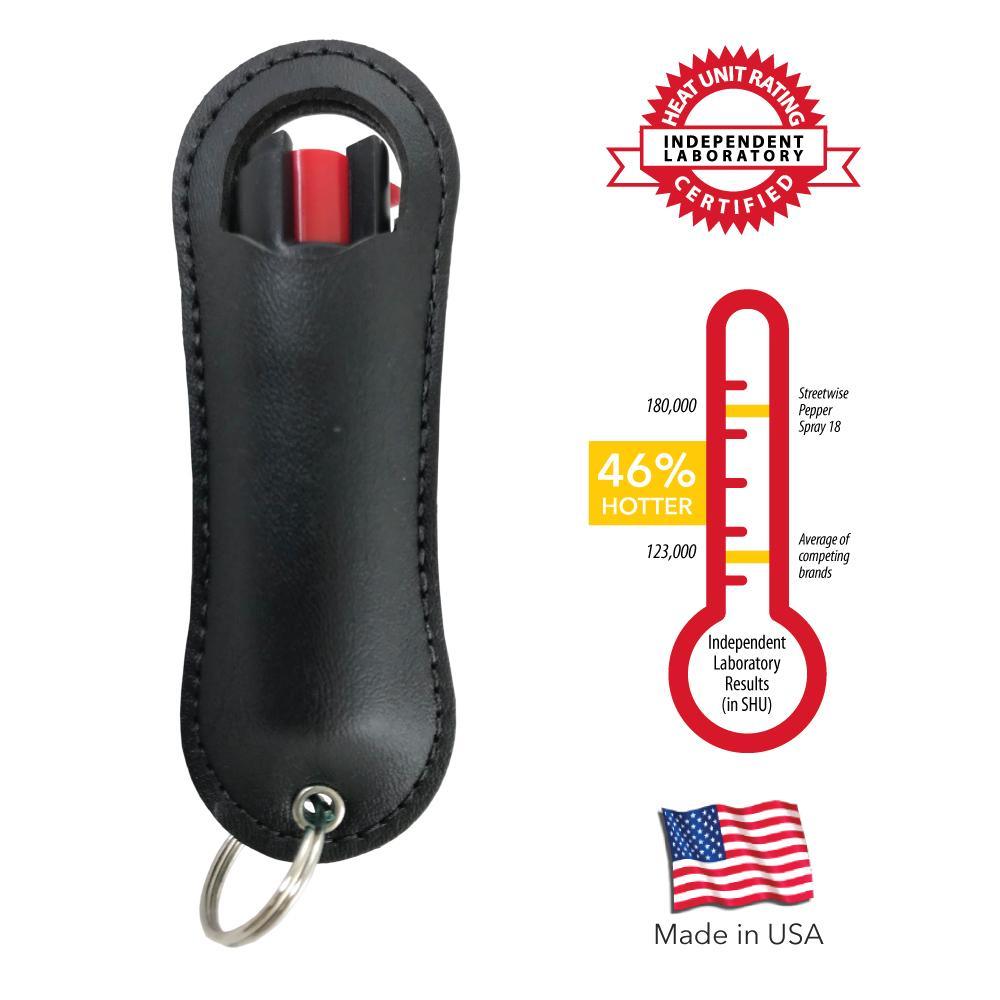 Streetwise 18 Pepper Spray 0.5 oz Halo - Inside The Bars