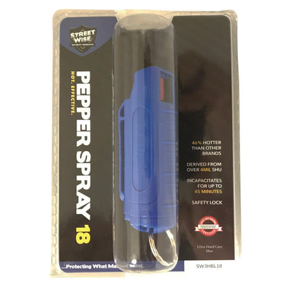 Streetwise 18 Pepper Spray 0.5 oz Hard - case - Inside The Bars
