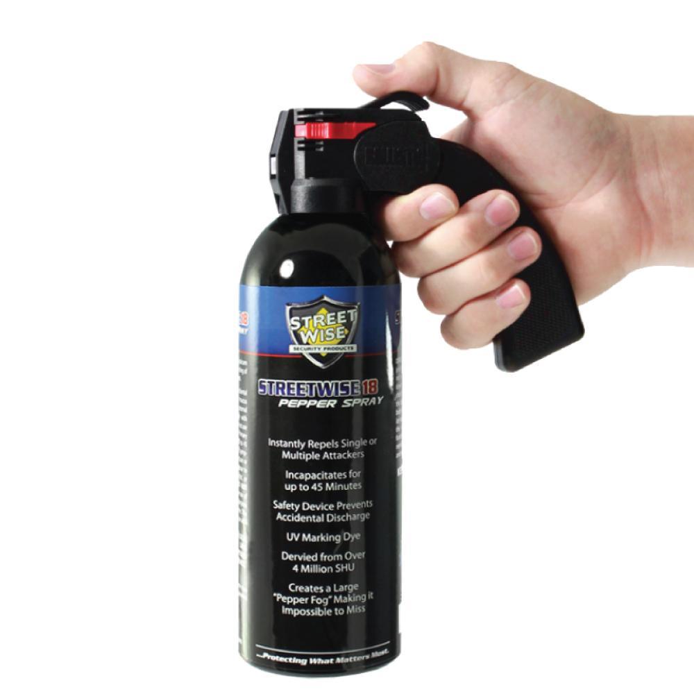 Streetwise 18 Pepper Spray 16 oz Pistol Grip - Inside The Bars