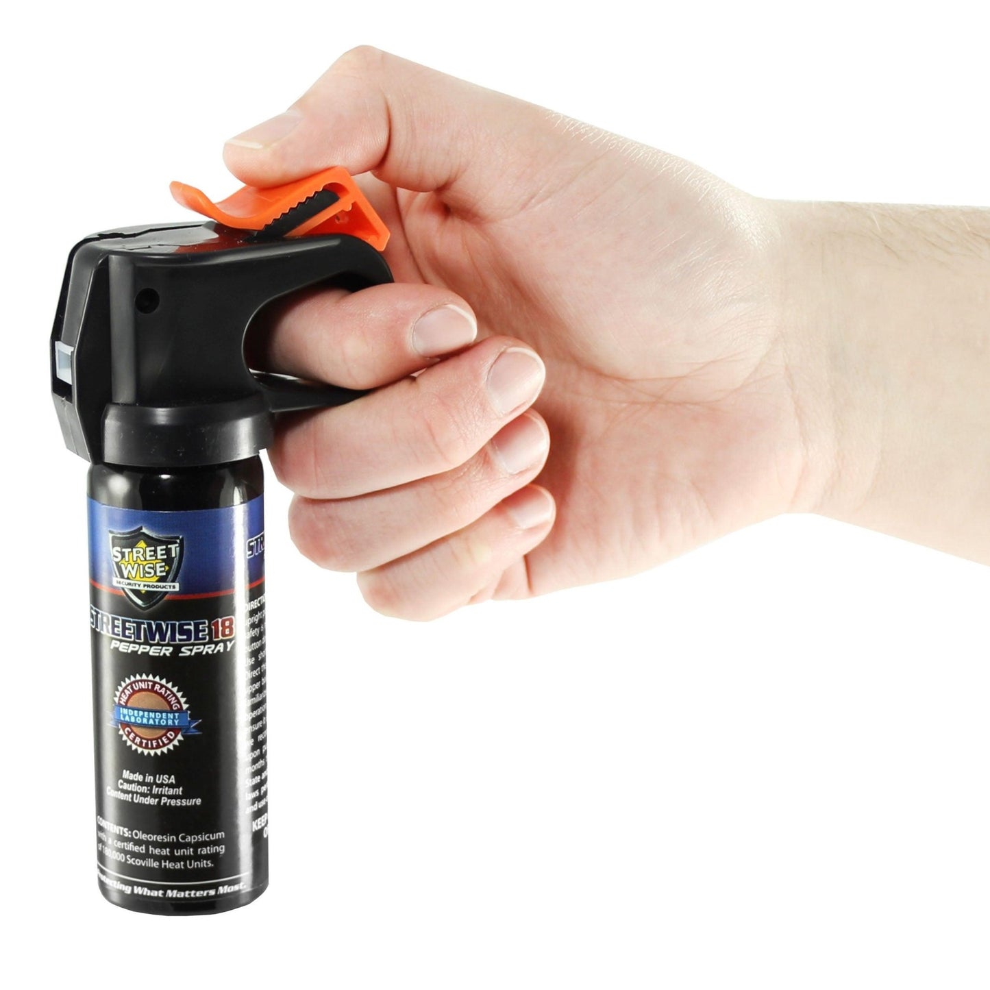 Streetwise 18 Pepper Spray Fire Master - Inside The Bars