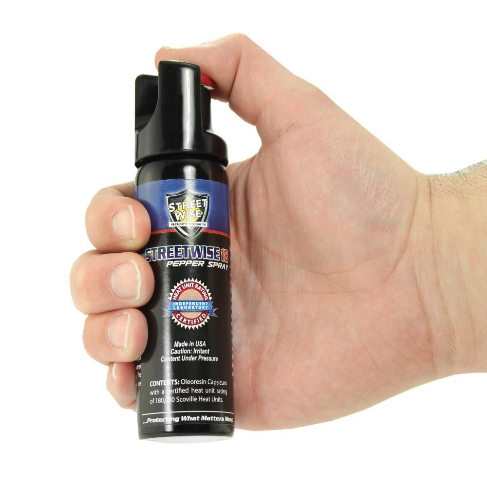 Streetwise 18 Pepper Spray Twist Lock - Inside The Bars