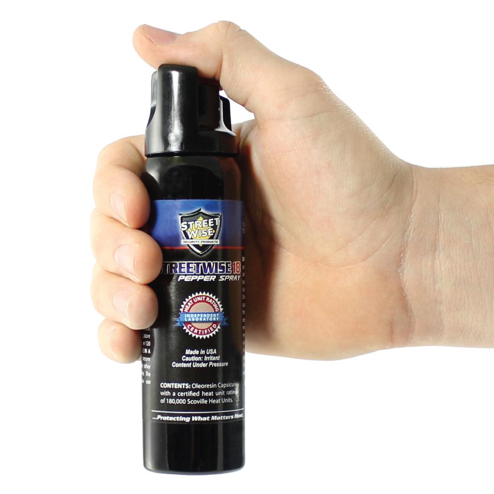 Streetwise 18 Pepper Spray Twist Lock - Inside The Bars