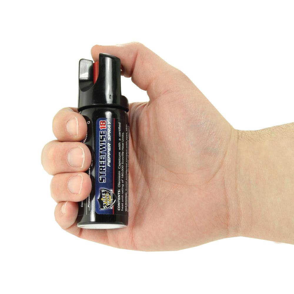 Streetwise 18 Pepper Spray Twist Lock - Inside The Bars