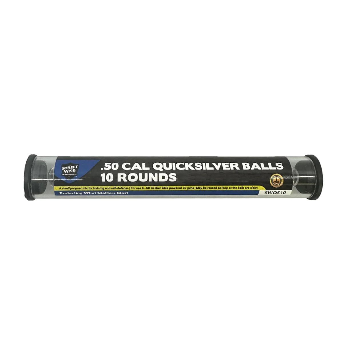 Streetwise .50 Cal Quicksilver Balls 10 Rounds - Inside The Bars
