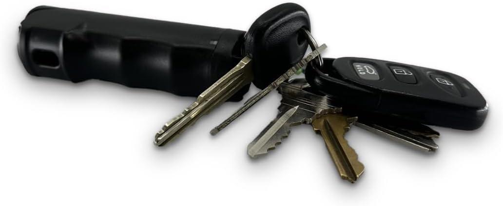 Streetwise Self - Defense Key Chain Combo - Smack Stun Gun & Sticky Pepper Gel - Inside The Bars