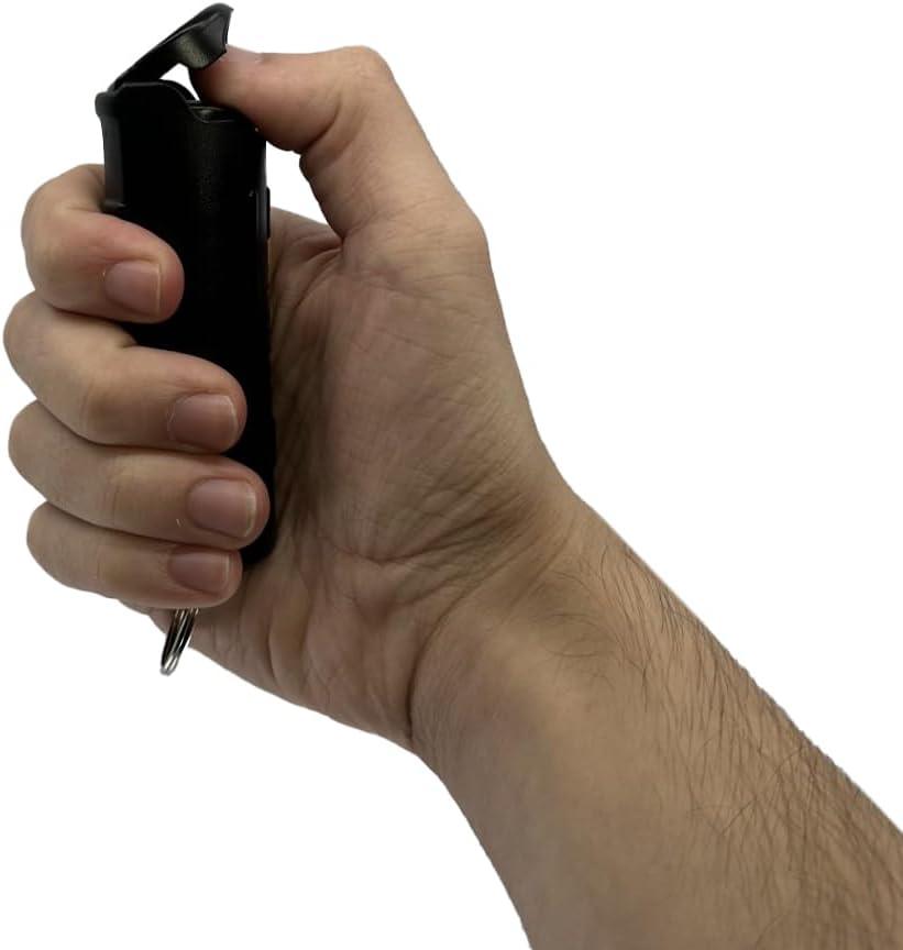 Streetwise Self - Defense Key Chain Combo - Smack Stun Gun & Sticky Pepper Gel - Inside The Bars