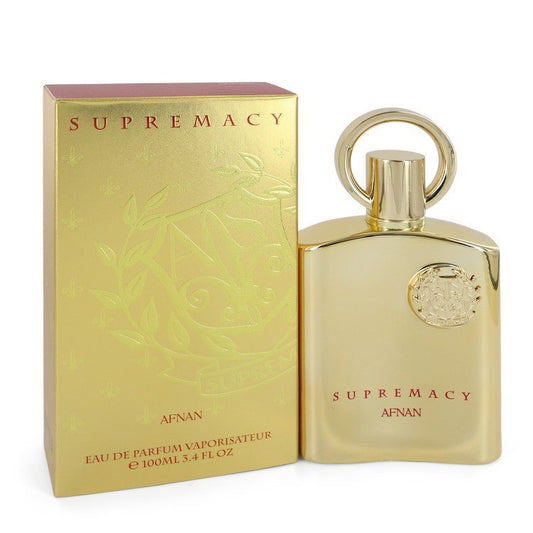 Supremacy Gold by Afnan Eau De Parfum Spray Unisex 3.4 oz - Inside The Bars