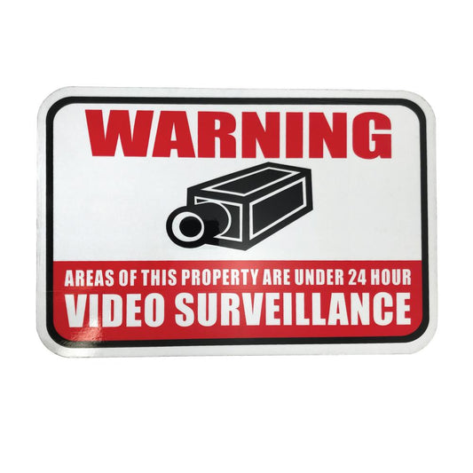 SVAT 12"x 18" Aluminum Video Surveillance Sign - Inside The Bars