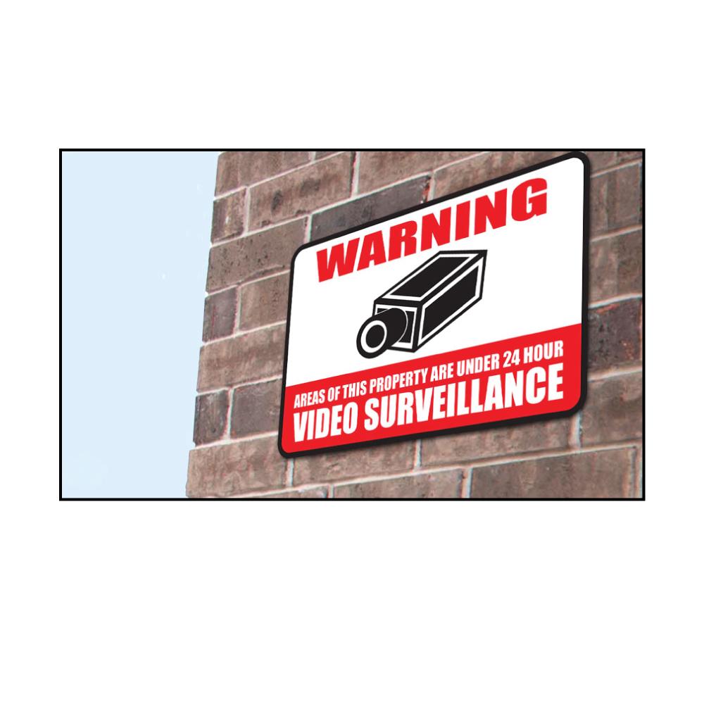 SVAT 12"x 18" Aluminum Video Surveillance Sign - Inside The Bars